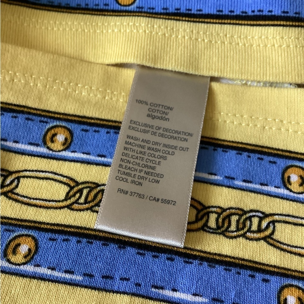 Rafaella Yellow and Blue DesignTop - Picture 4 of 4